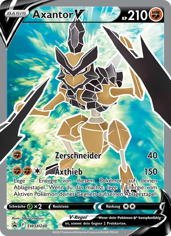 Karte Axantor V aus SCSC Promokarten, Nummer SWSH248/307
