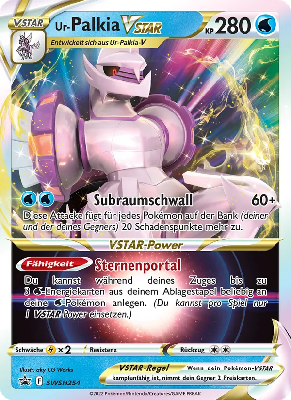 Karte Ur-Palkia VSTAR aus SCSC Promokarten, Nummer SWSH254/307