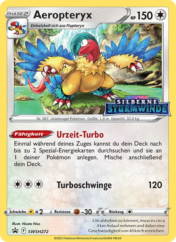 Karte Aeropteryx aus SCSC Promokarten, Nummer SWSH272/307