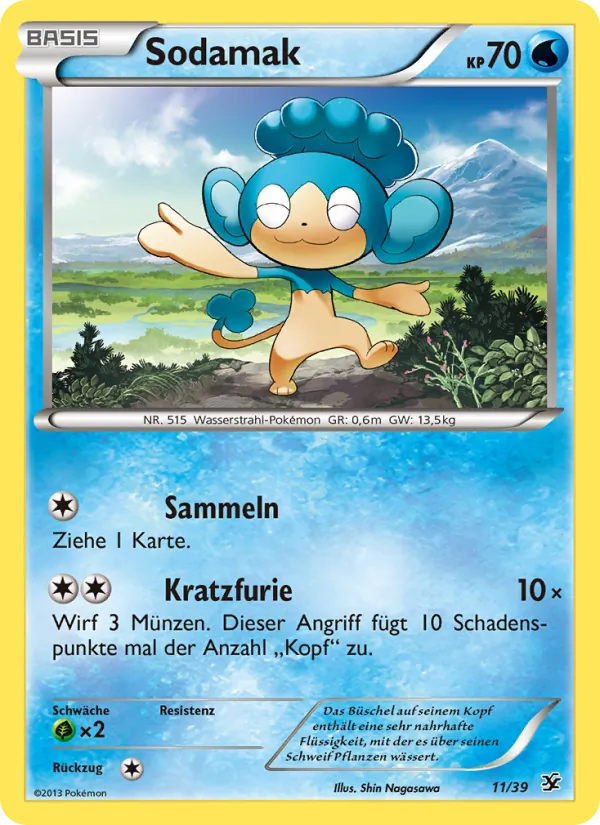 Karte Sodamak aus Willkommen in Kalos, Nummer 11/39
