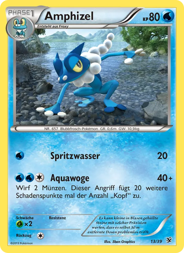 Karte Amphizel aus Willkommen in Kalos, Nummer 13/39
