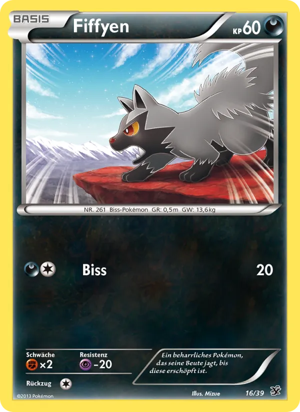 Karte Fiffyen aus Willkommen in Kalos, Nummer 16/39