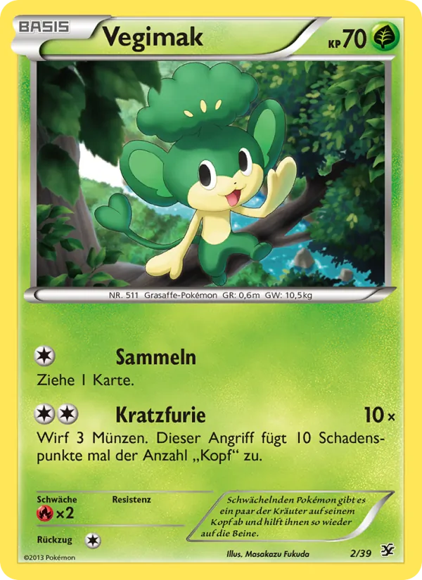 Karte Vegimak aus Willkommen in Kalos, Nummer 2/39