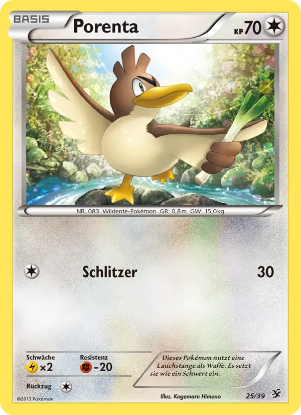 Karte Porenta aus Willkommen in Kalos, Nummer 25/39