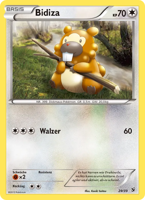 Karte Bidiza aus Willkommen in Kalos, Nummer 29/39