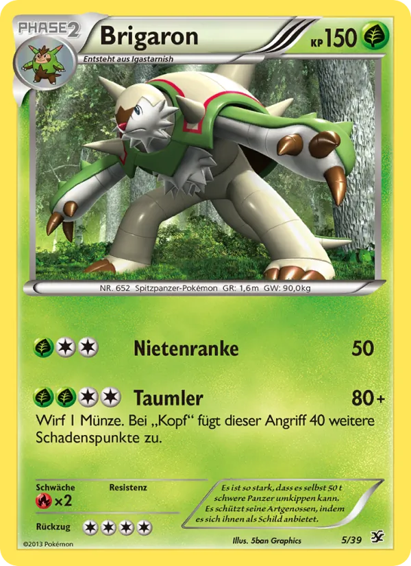 Karte Brigaron aus Willkommen in Kalos, Nummer 5/39