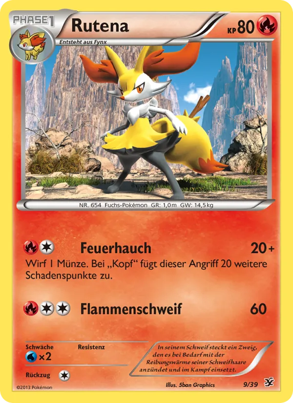 Karte Rutena aus Willkommen in Kalos, Nummer 9/39