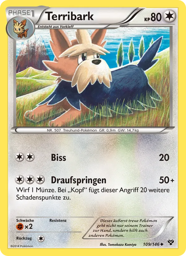Karte Terribark aus XY, Nummer 109/146