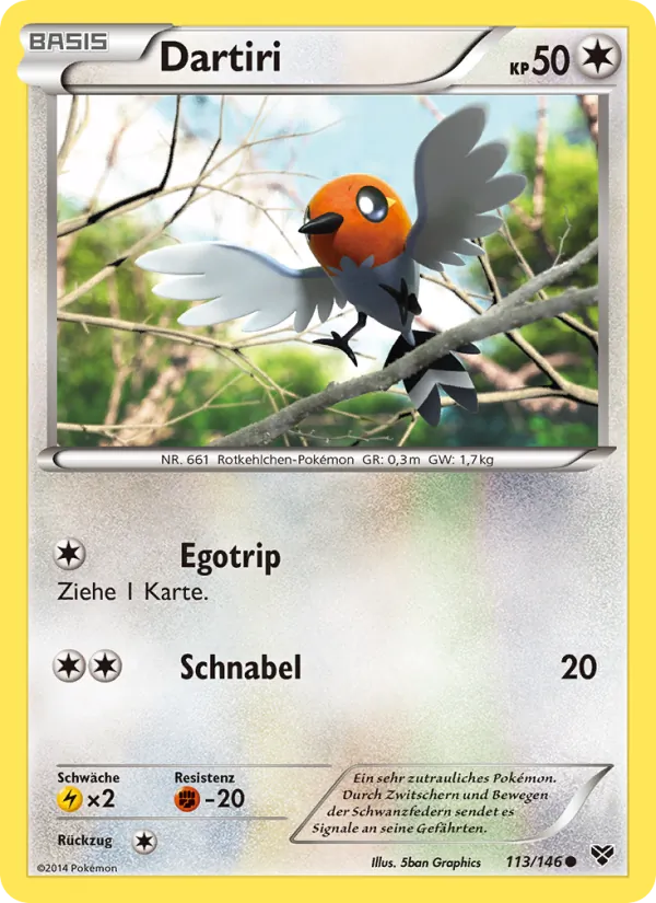 Karte Dartiri aus XY, Nummer 113/146