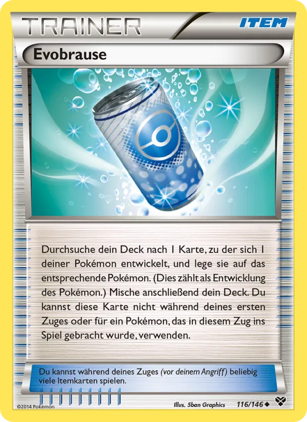 Karte Evobrause aus XY, Nummer 116/146