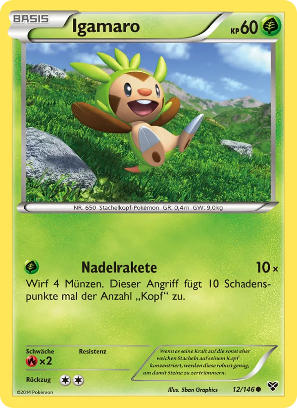 Karte Igamaro aus XY, Nummer 12/146