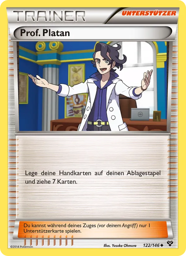 Karte Prof. Platan aus XY, Nummer 122/146
