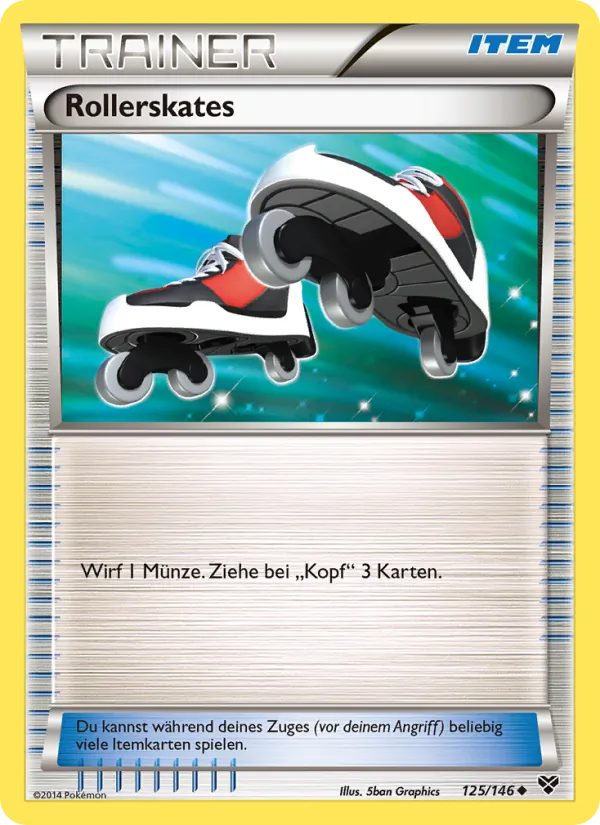 Karte Rollerskates aus XY, Nummer 125/146