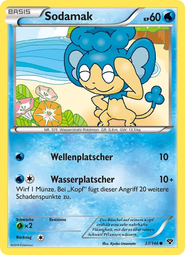 Karte Sodamak aus XY, Nummer 37/146