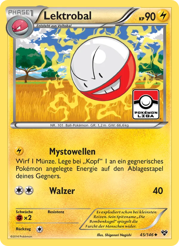 Karte Lektrobal aus XY, Nummer 45/146