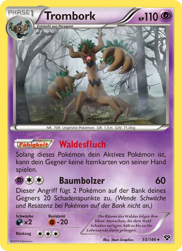 Karte Trombork aus XY, Nummer 55/146