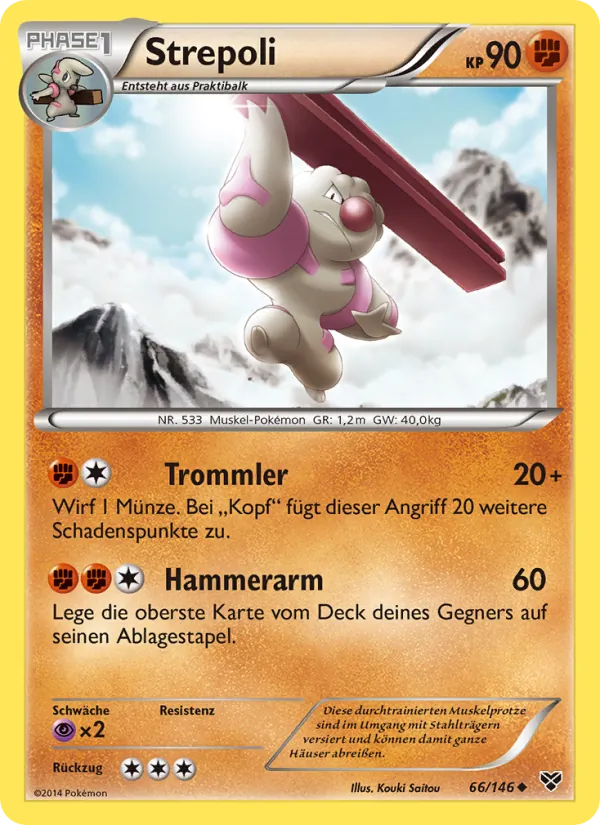 Karte Strepoli aus XY, Nummer 66/146
