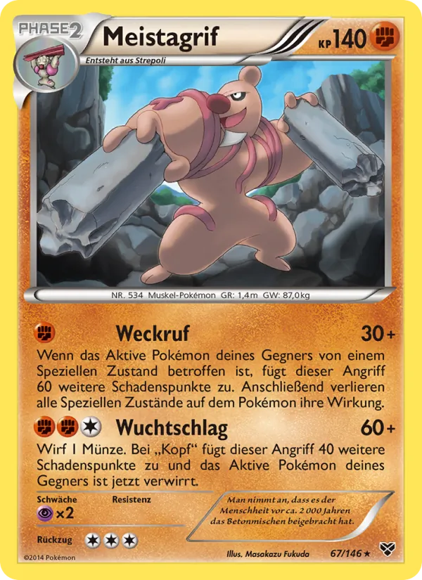 Karte Meistagrif aus XY, Nummer 67/146