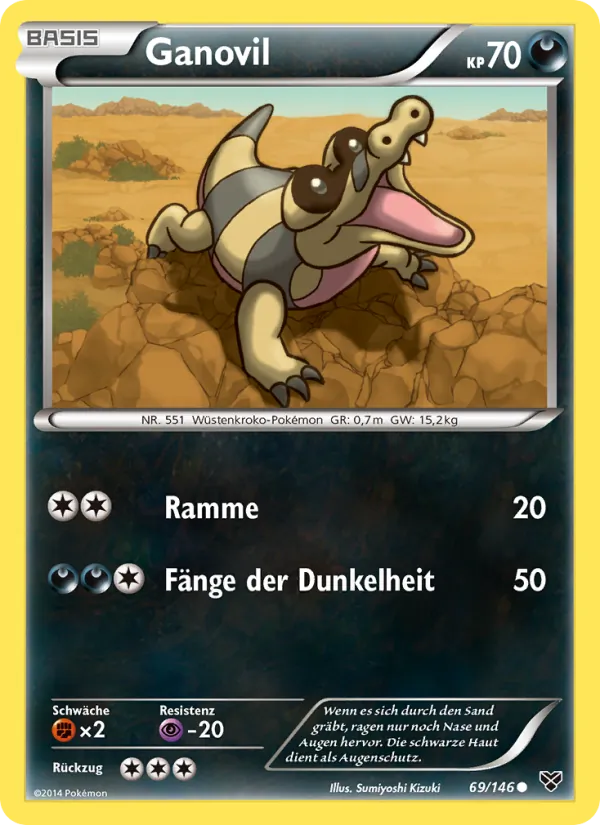 Karte Ganovil aus XY, Nummer 69/146