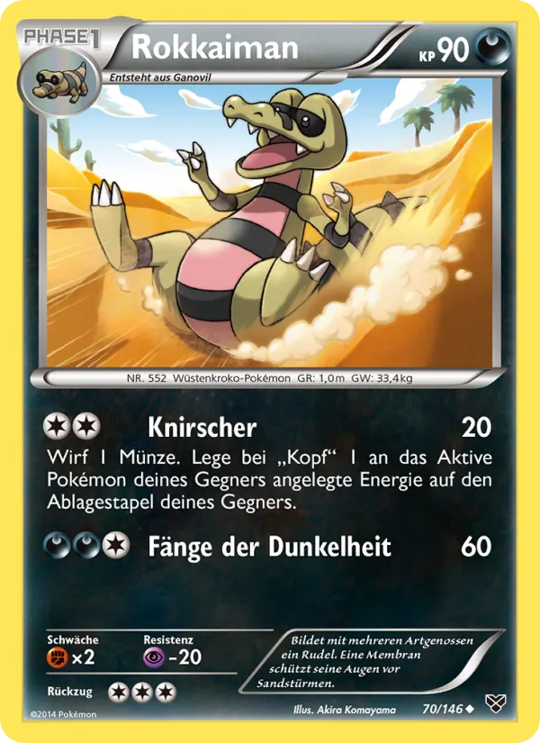 Karte Rokkaiman aus XY, Nummer 70/146