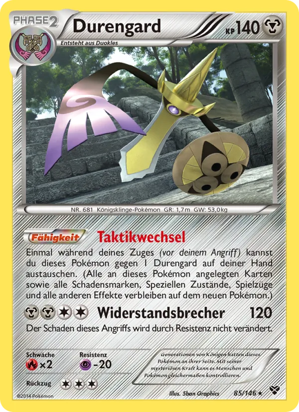 Karte Durengard aus XY, Nummer 85/146