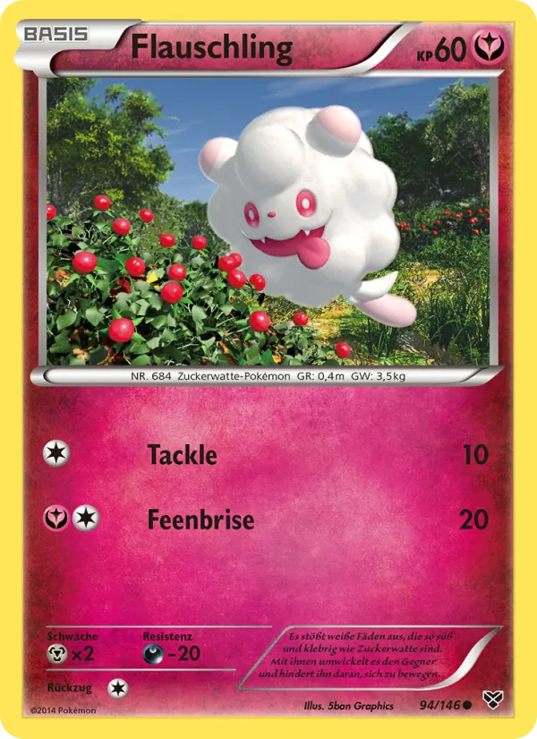 Karte Flauschling aus XY, Nummer 94/146