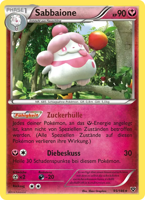 Karte Sabbaione aus XY, Nummer 95/146