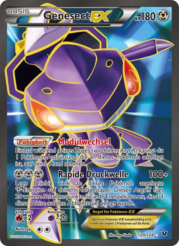 Karte Genesect EX aus Schicksalsschmiede, Nummer 120/124