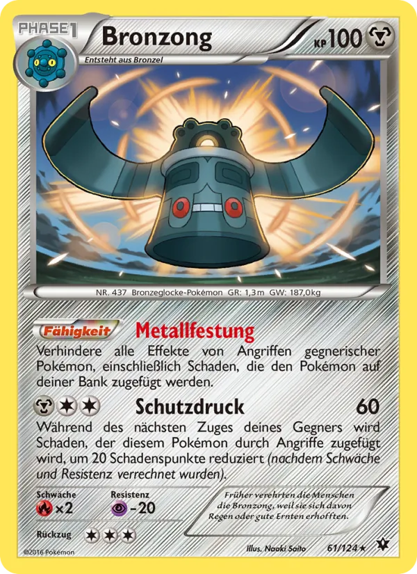 Karte Bronzong aus Schicksalsschmiede, Nummer 61/124