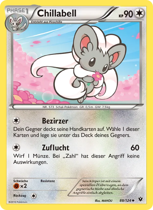 Karte Chillabell aus Schicksalsschmiede, Nummer 88/124