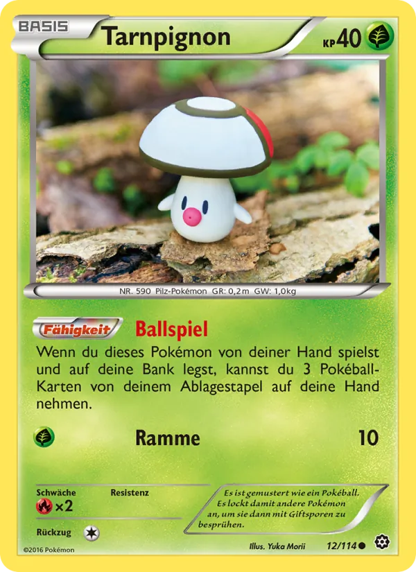 Karte Tarnpignon aus Dampfkessel, Nummer 12/114