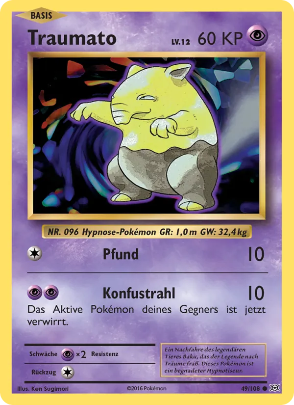 Karte Traumato aus Evolution, Nummer 49/108