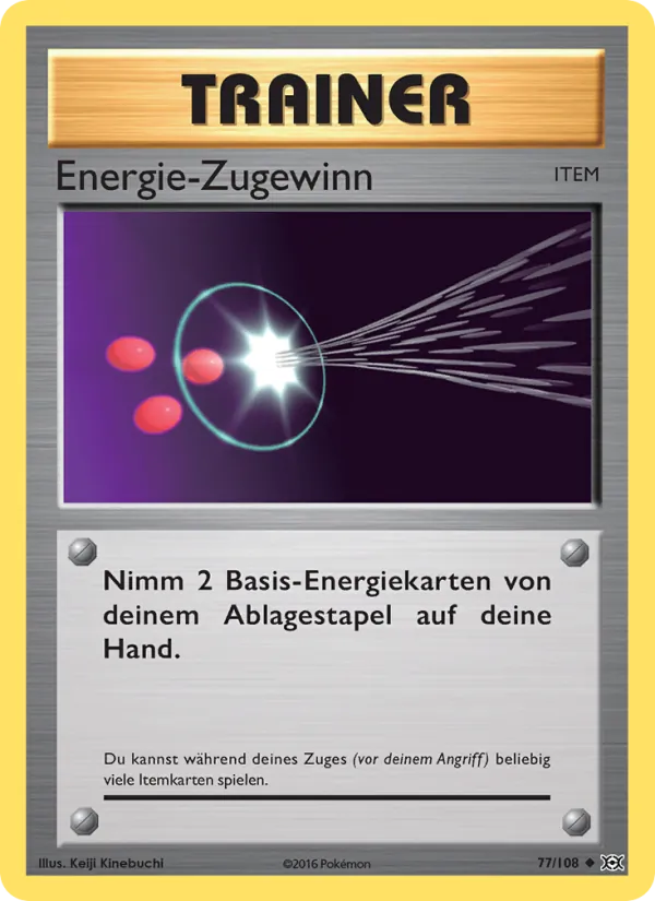 Karte Energie-Zugewinn aus Evolution, Nummer 77/108