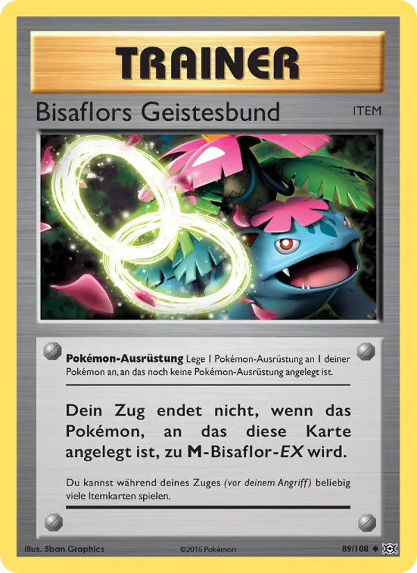 Karte Bisaflors Geistesbund aus Evolution, Nummer 89/108