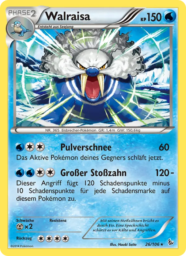 Karte Walraisa aus Flammenmeer, Nummer 26/106