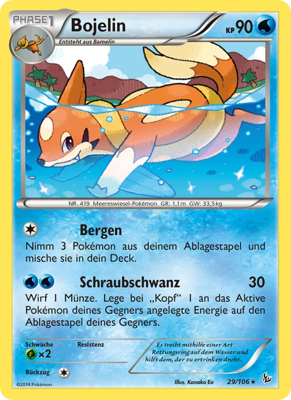 Karte Bojelin aus Flammenmeer, Nummer 29/106