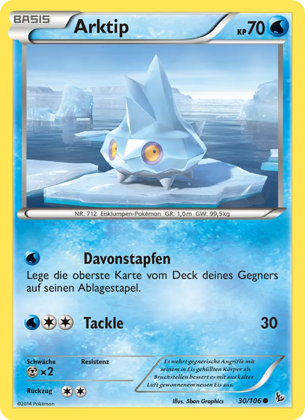Karte Arktip aus Flammenmeer, Nummer 30/106