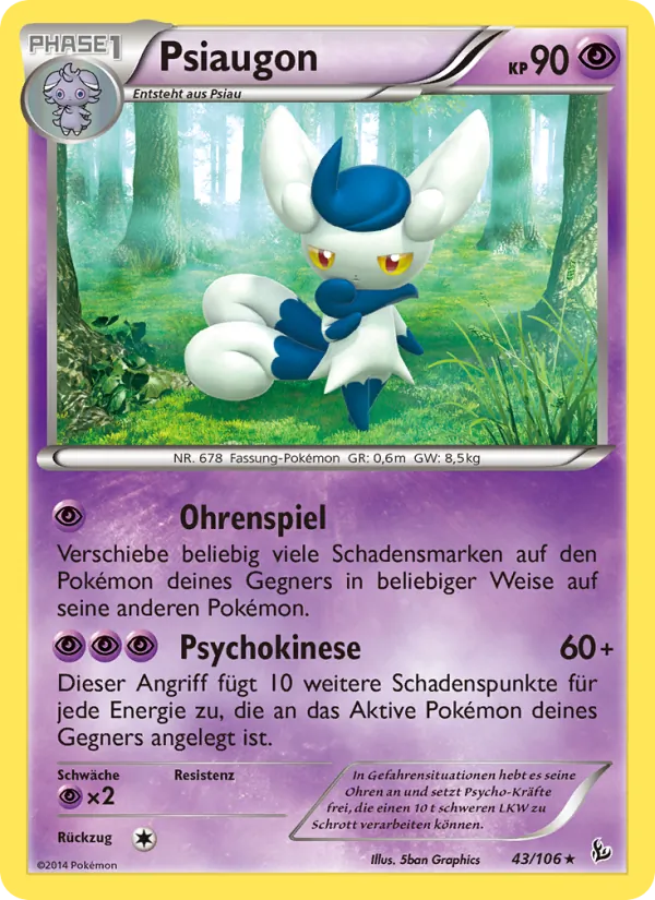 Karte Psiaugon aus Flammenmeer, Nummer 43/106