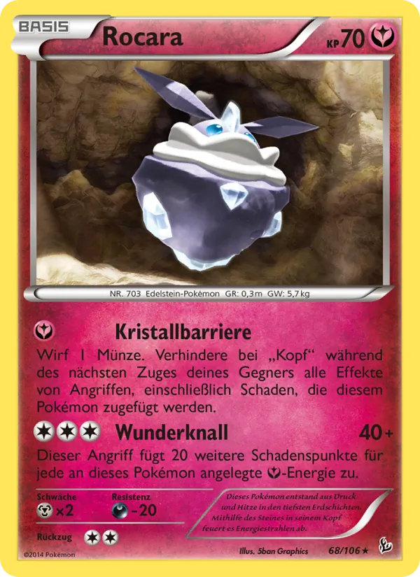 Karte Rocara aus Flammenmeer, Nummer 68/106