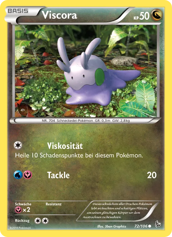 Karte Viscora aus Flammenmeer, Nummer 72/106