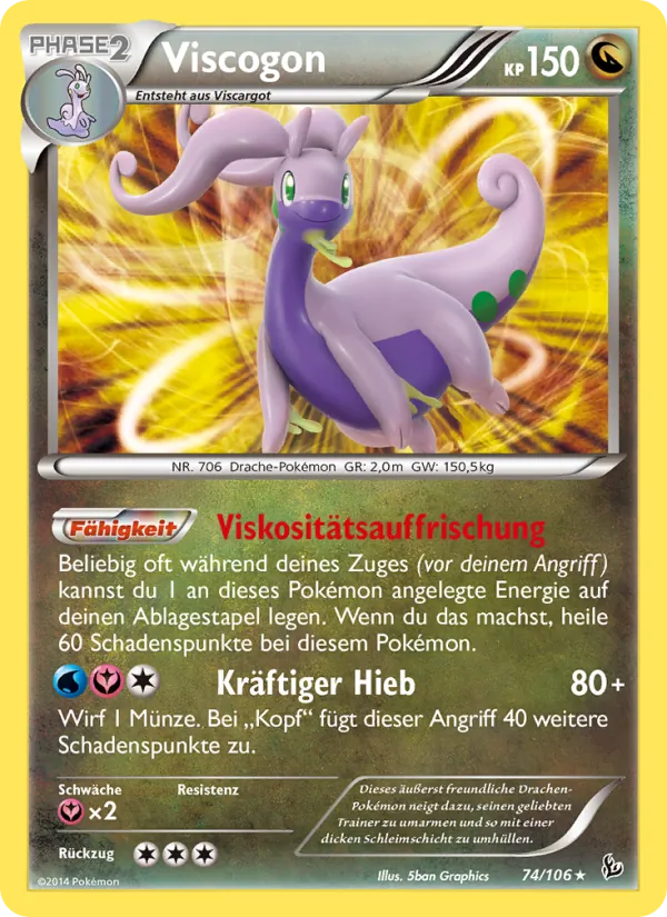 Karte Viscogon aus Flammenmeer, Nummer 74/106