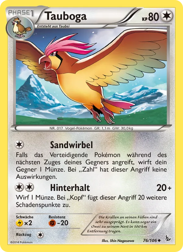 Karte Tauboga aus Flammenmeer, Nummer 76/106