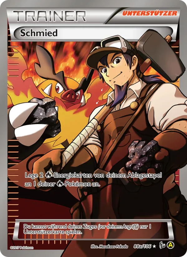 Karte Schmied aus Flammenmeer, Nummer 88a/106