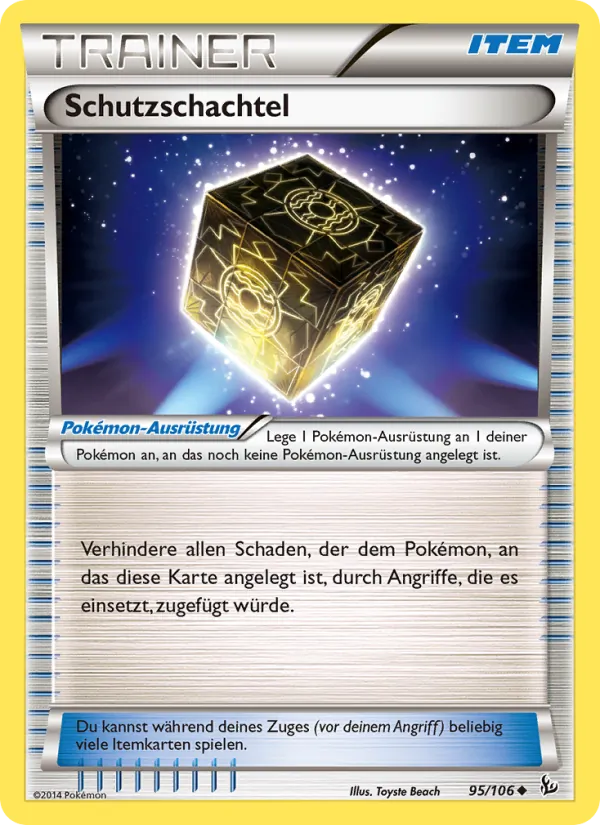 Karte Schutzschachtel aus Flammenmeer, Nummer 95/106