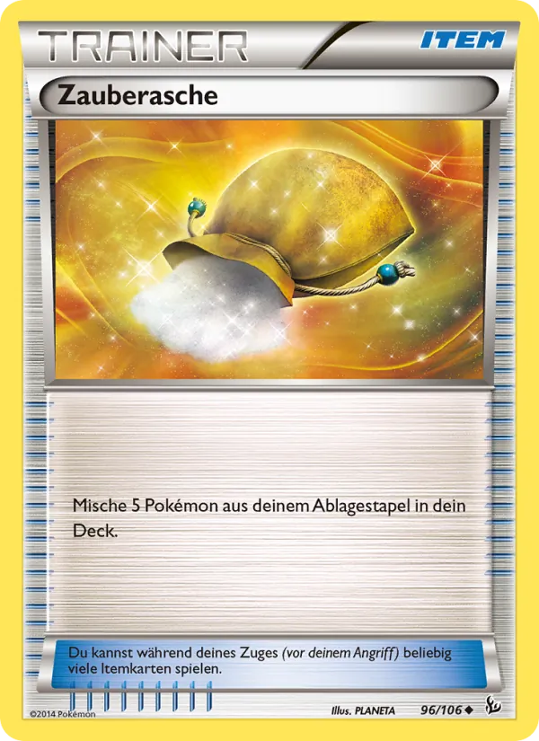 Karte Zauberasche aus Flammenmeer, Nummer 96/106