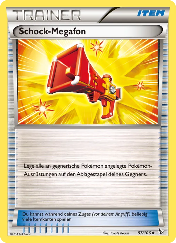Karte Schock-Megafon aus Flammenmeer, Nummer 97/106