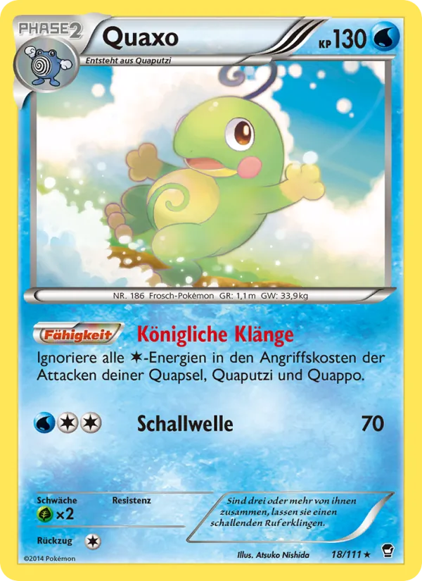 Karte Quaxo aus Fliegende Fäuste, Nummer 18/111