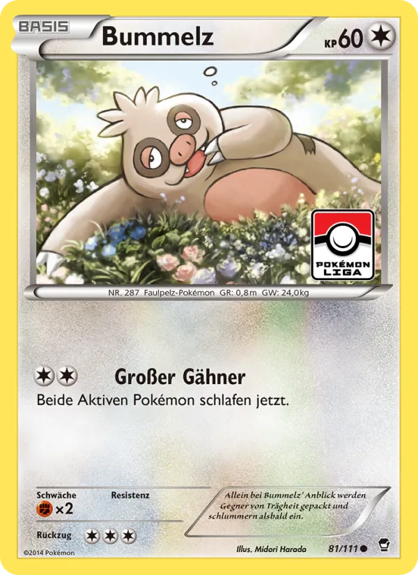 Karte Bummelz aus Fliegende Fäuste, Nummer 81/111