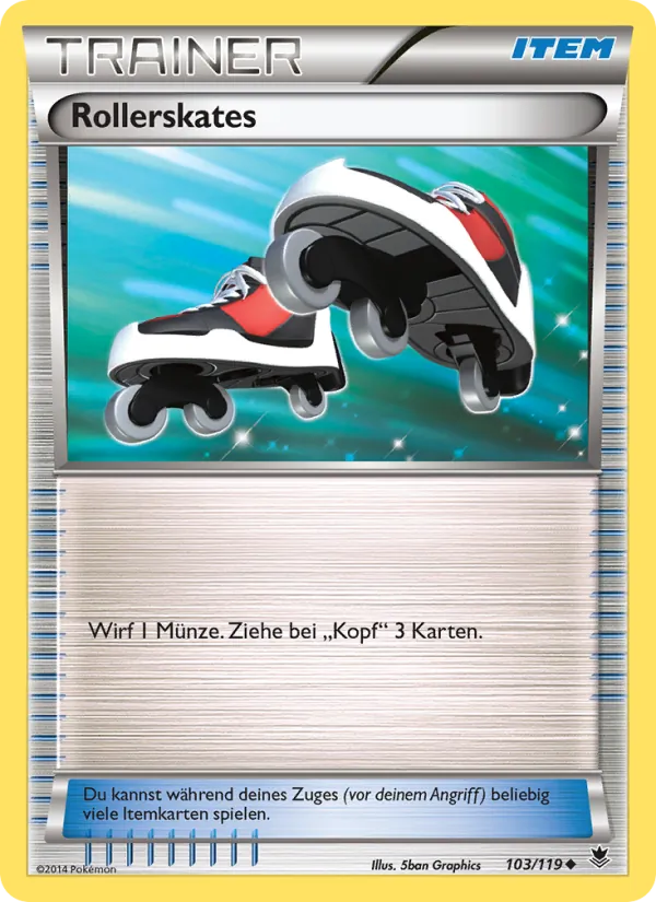 Karte Rollerskates aus Phantomkräfte, Nummer 103/119