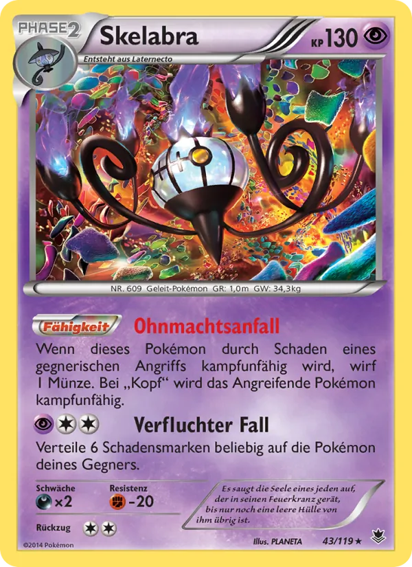 Karte Skelabra aus Phantomkräfte, Nummer 43/119